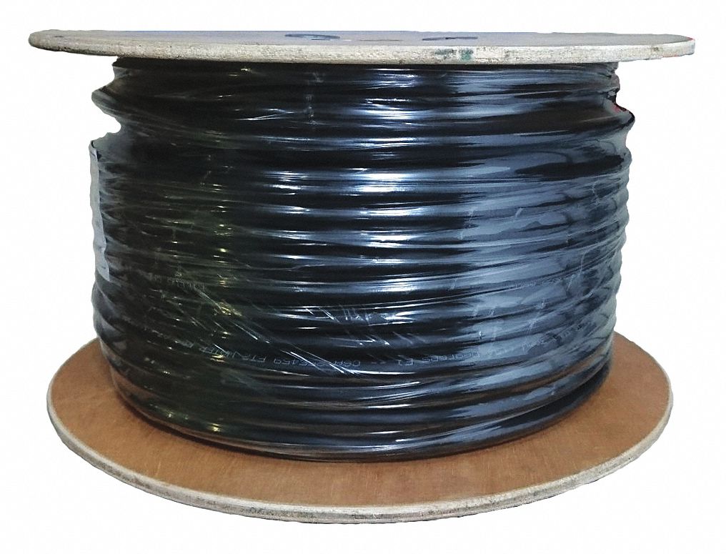 GRAINGER APPROVED Portable Cord, Number of Conductors 3, 14 AWG, SOOW, 100 ft, Black 1YPW8