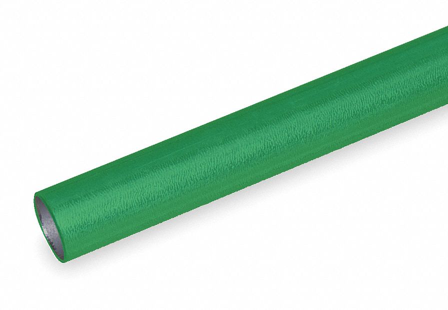 ALLIED EMT Steel Green Conduit, Trade Size 1/2 in, Nominal Length 10