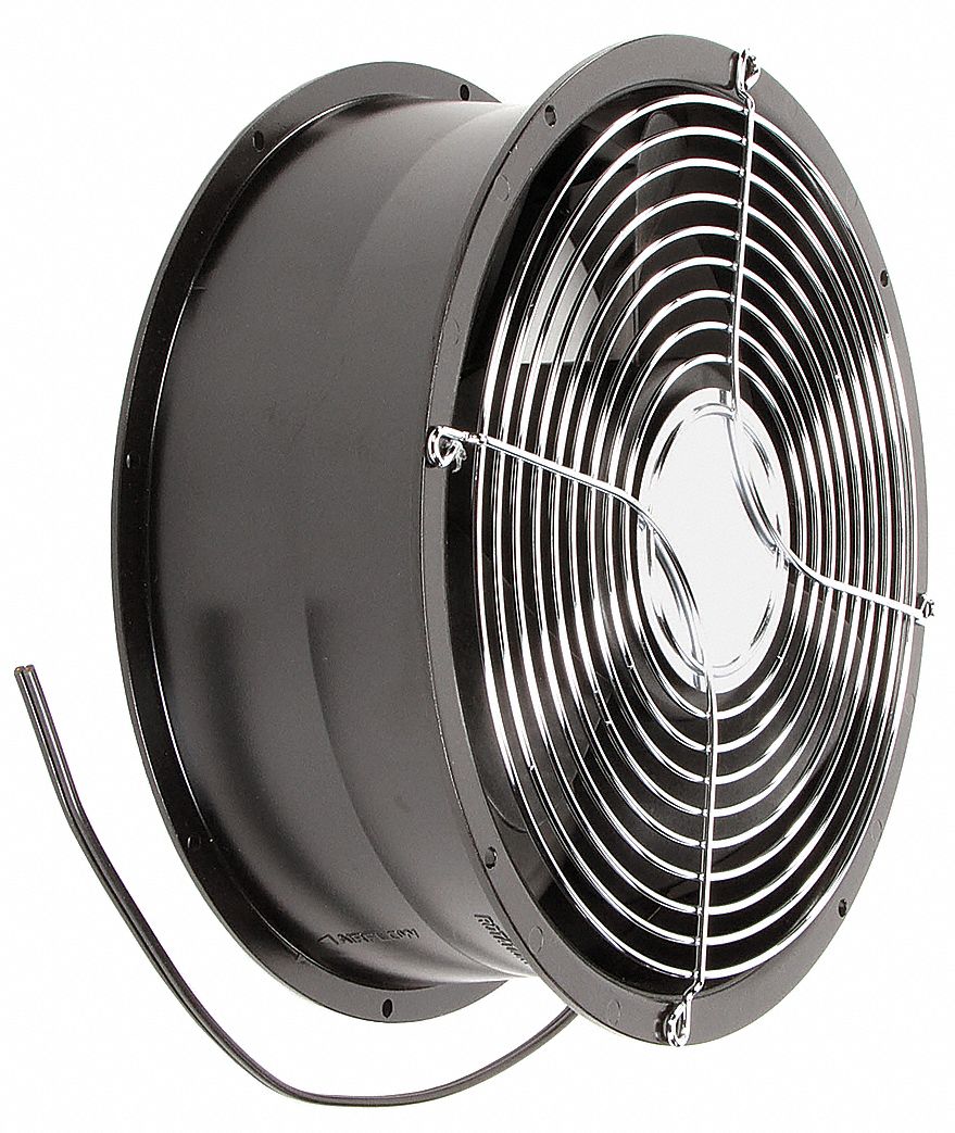 WIEGMANN, 10 in Dia, 3 1/2 in Dp, Standard Round Axial Fan 1ZHP9