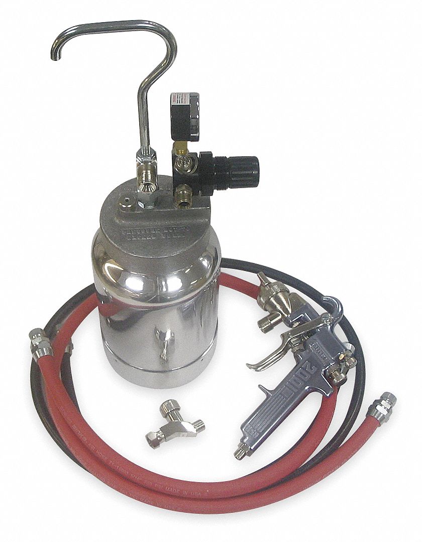 BINKS, 14 in Pattern Size, 2 qt Cup Capacity, Conventional Spray Gun