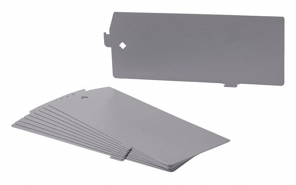 Lateral File Divider KitBlack,PK10, PK 10 Grainger