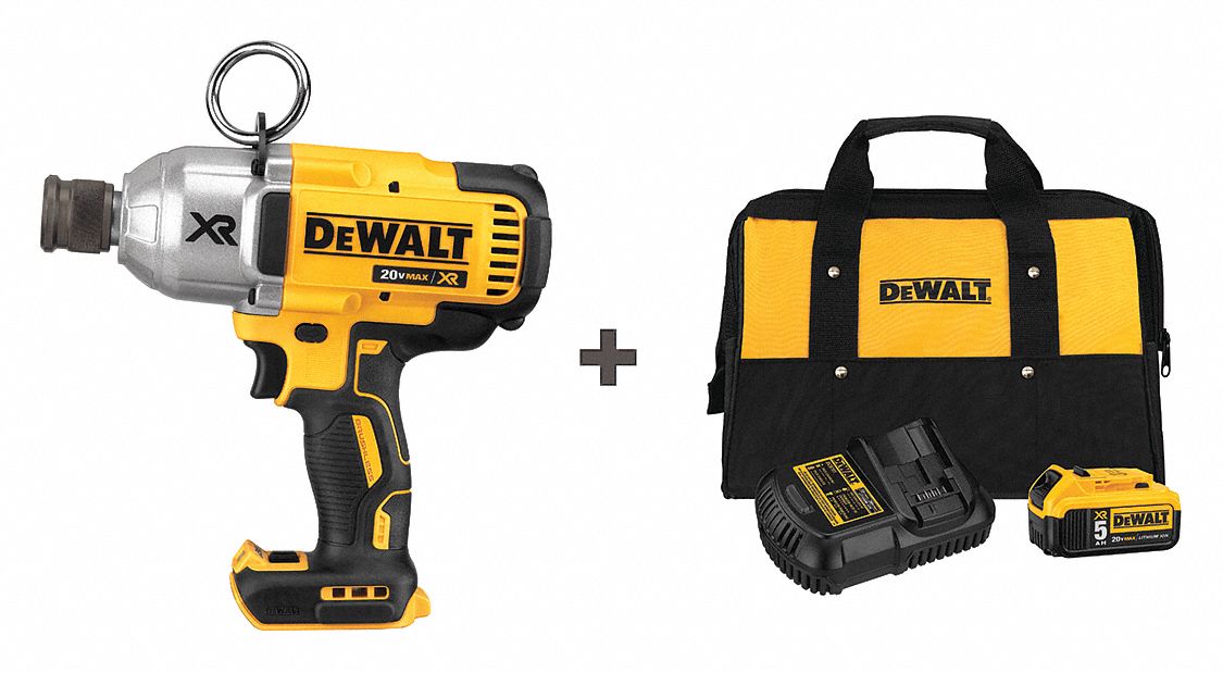 7/16 in Hex Drive Size, 500 ftlb Fastening Torque, Impact Wrench