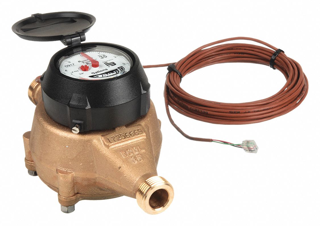 BADGER 0.75 to 35 gpm Positive Displacement Mechanical Flowmeter