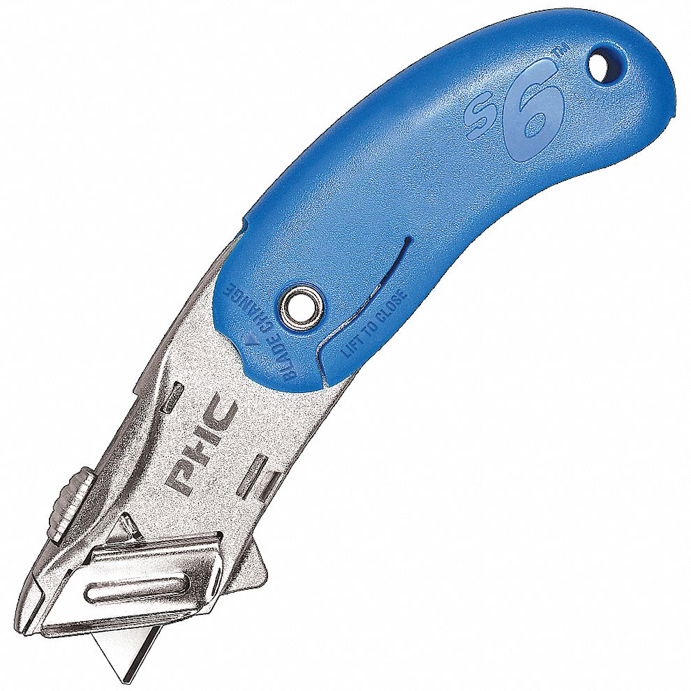 PACIFIC HANDY CUTTER, INC Carbon Steel Folding Pocket Safety Cutter,5 1