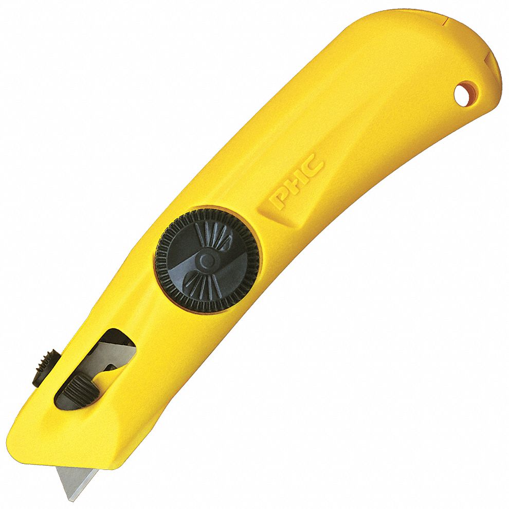 PACIFIC HANDY CUTTER, INC Safety Knife,53/4 in.Yellow 20F888EZ3