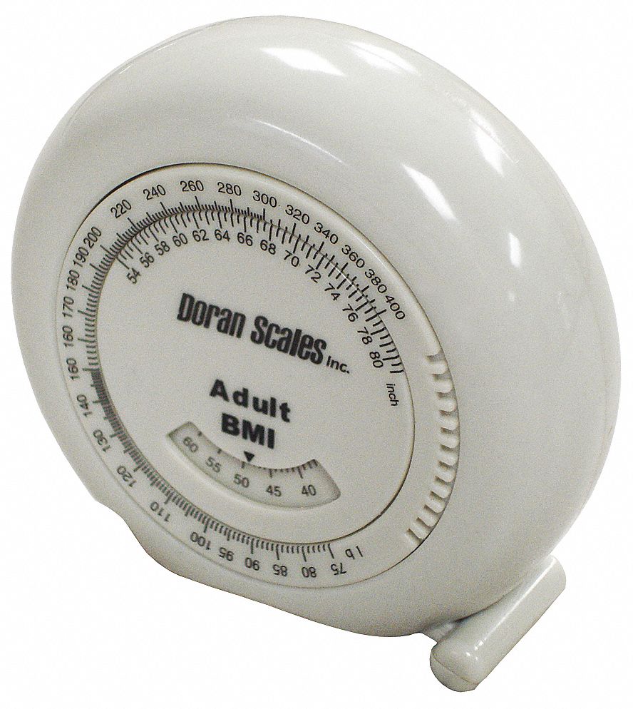 DORAN BMI Waist Tape Measure 80 in Blade Lg, in, Closed, PTFE, 5 PK