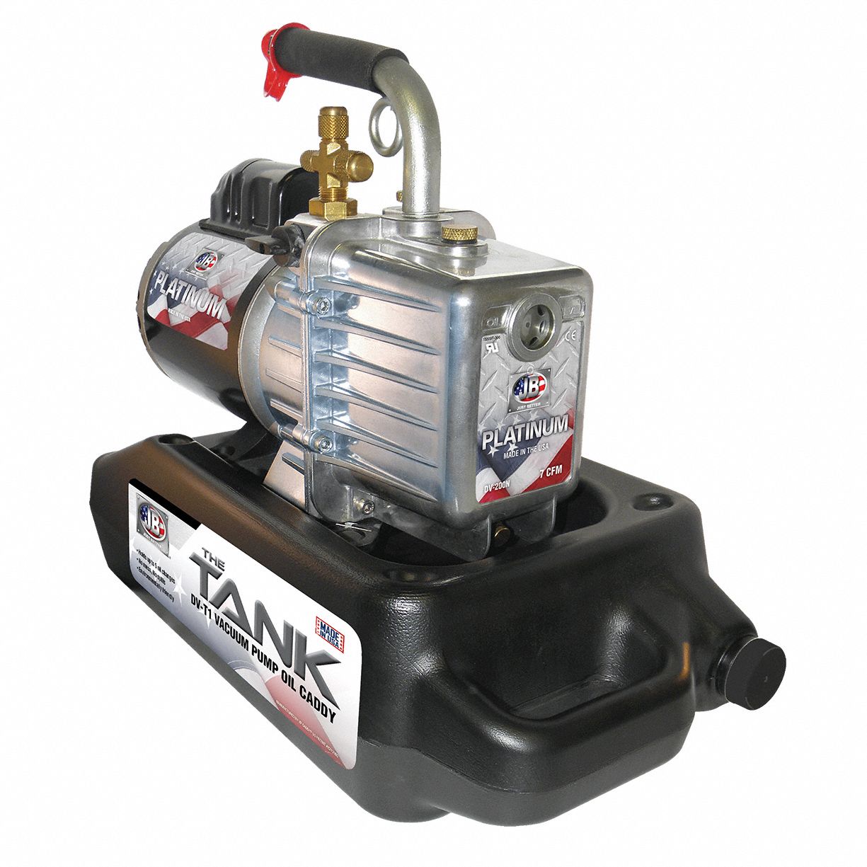 JB INDUSTRIES Vacuum Pump Oil Caddy 20HJ89DVT1 Grainger