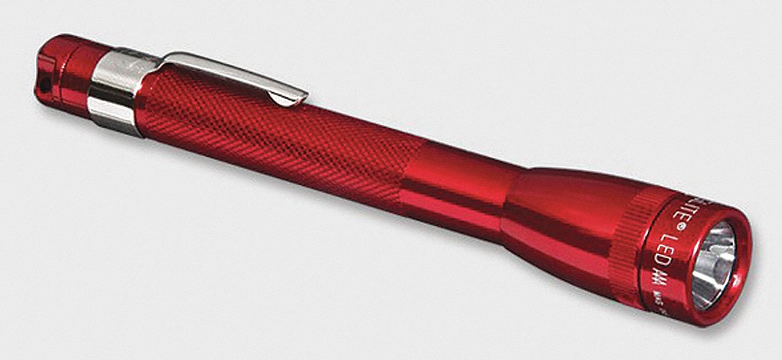 Handheld Flashlight AAA Battery, LED, 5.0 in Lg, 100 lm Max Lumens