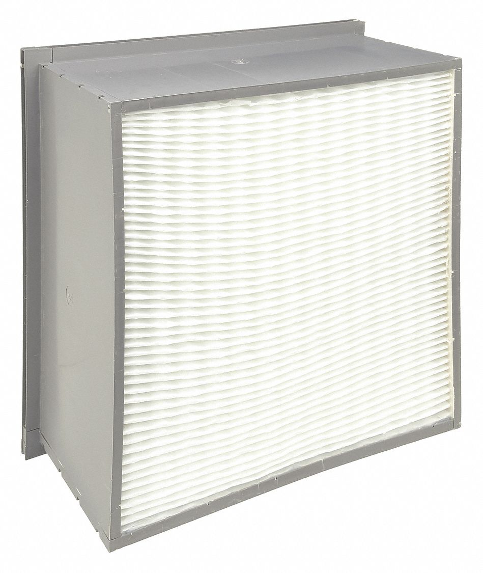 AIR HANDLER MINIPLEAT AIR FILTER, 20 X 20 X 12 IN, MERV 14, FIBREGLASS