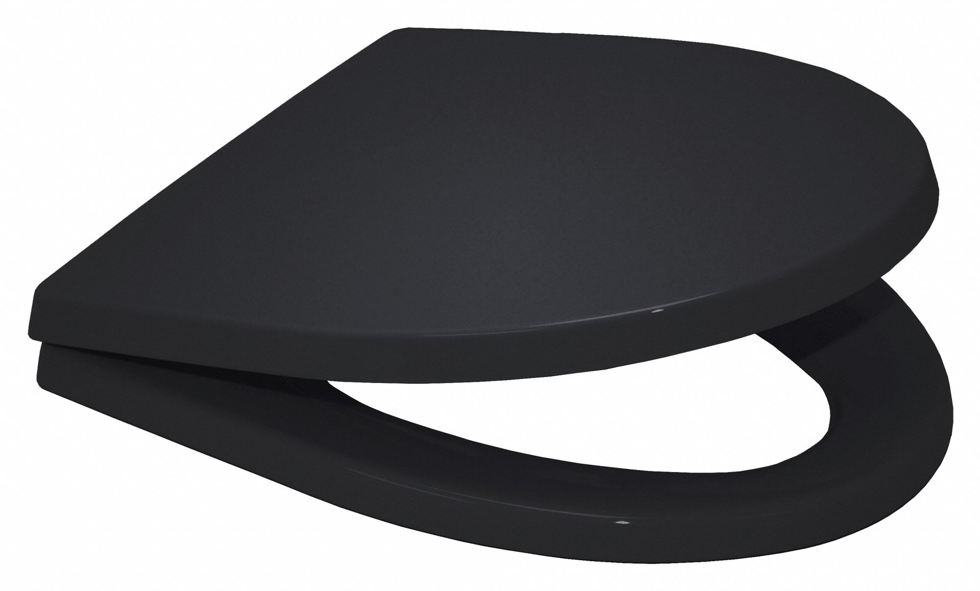 Black, Plastic, Toilet Seat 20HP95SS21451 Grainger