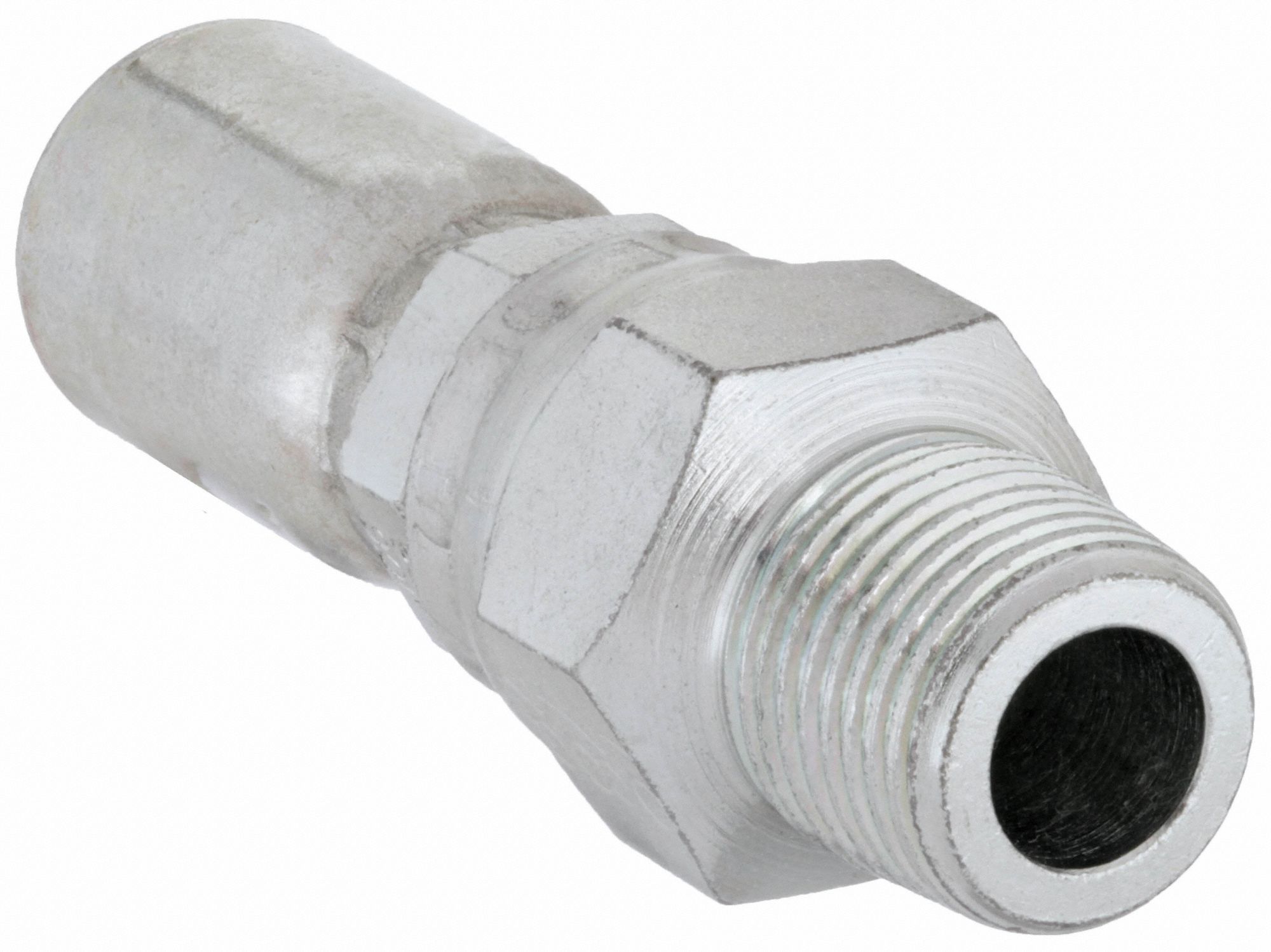 EATON WEATHERHEAD Hydraulic Crimp Fitting, Fitting Material Steel x