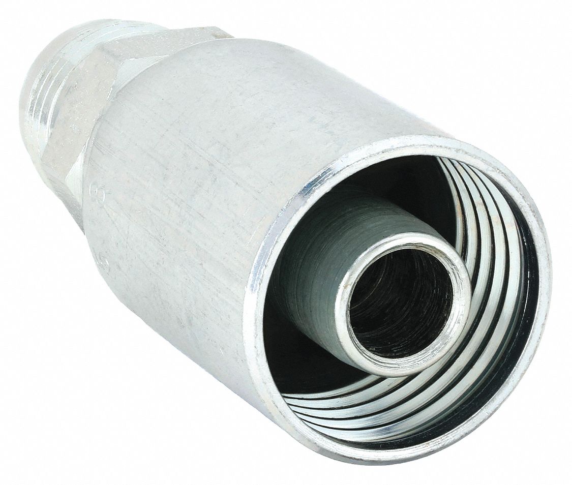 EATON WEATHERHEAD, Carbon Steel x Carbon Steel, Straight, Hydraulic