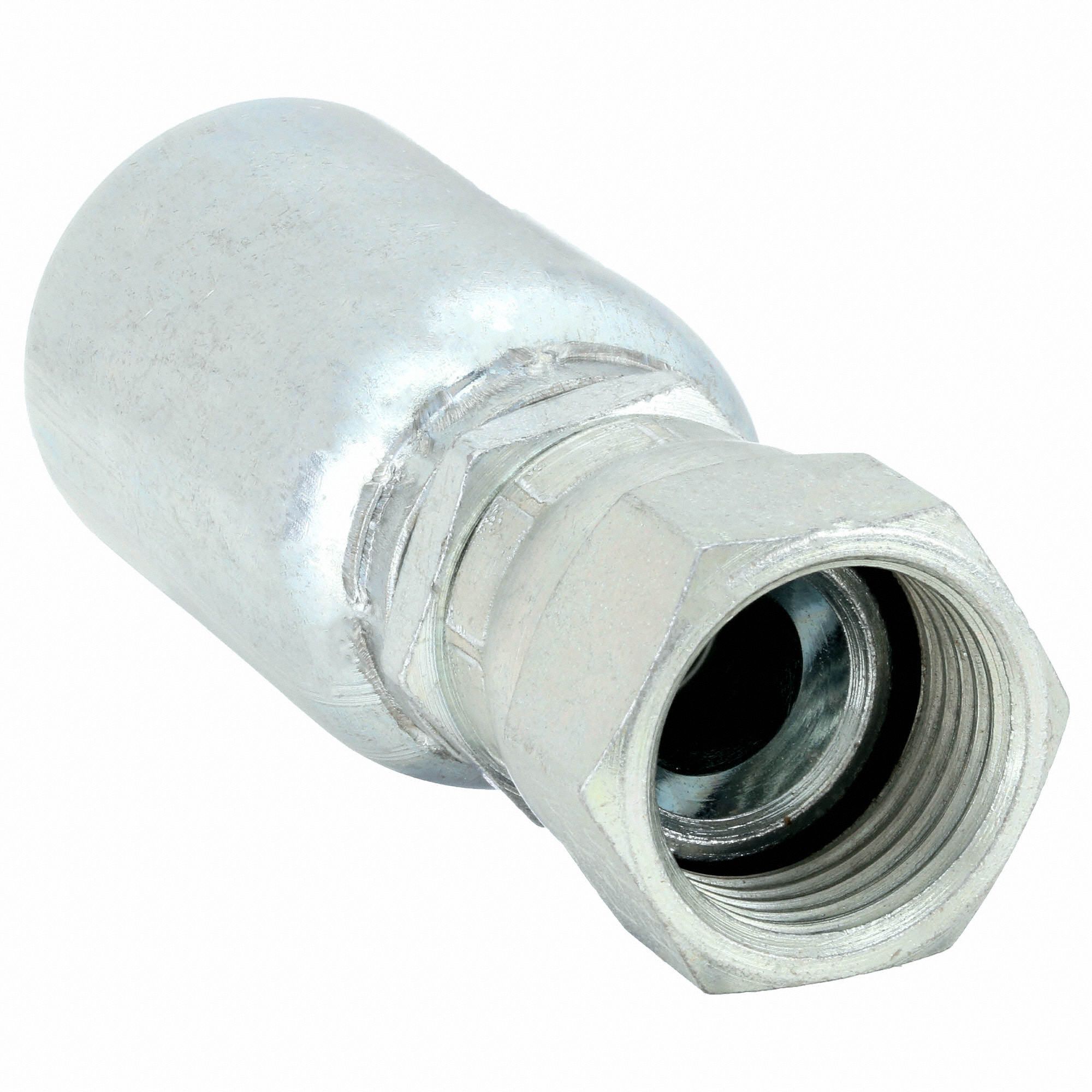 EATON WEATHERHEAD Crimp Fitting, 1/2" I.D., 3/4", F, JIC, PK10 20JV63