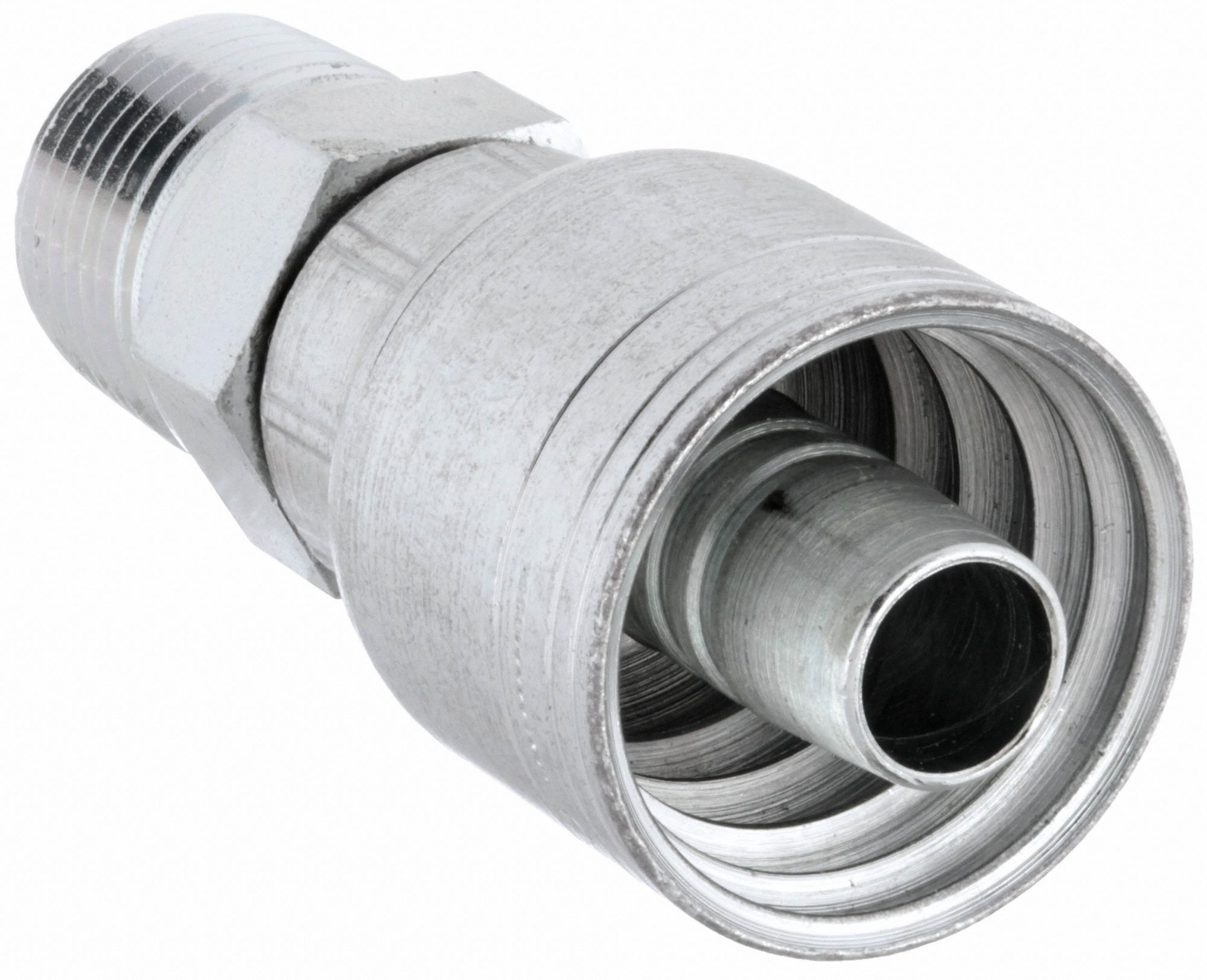 WEATHERHEAD, Steel x Steel, Straight, Hydraulic Crimp Fitting 20JV79