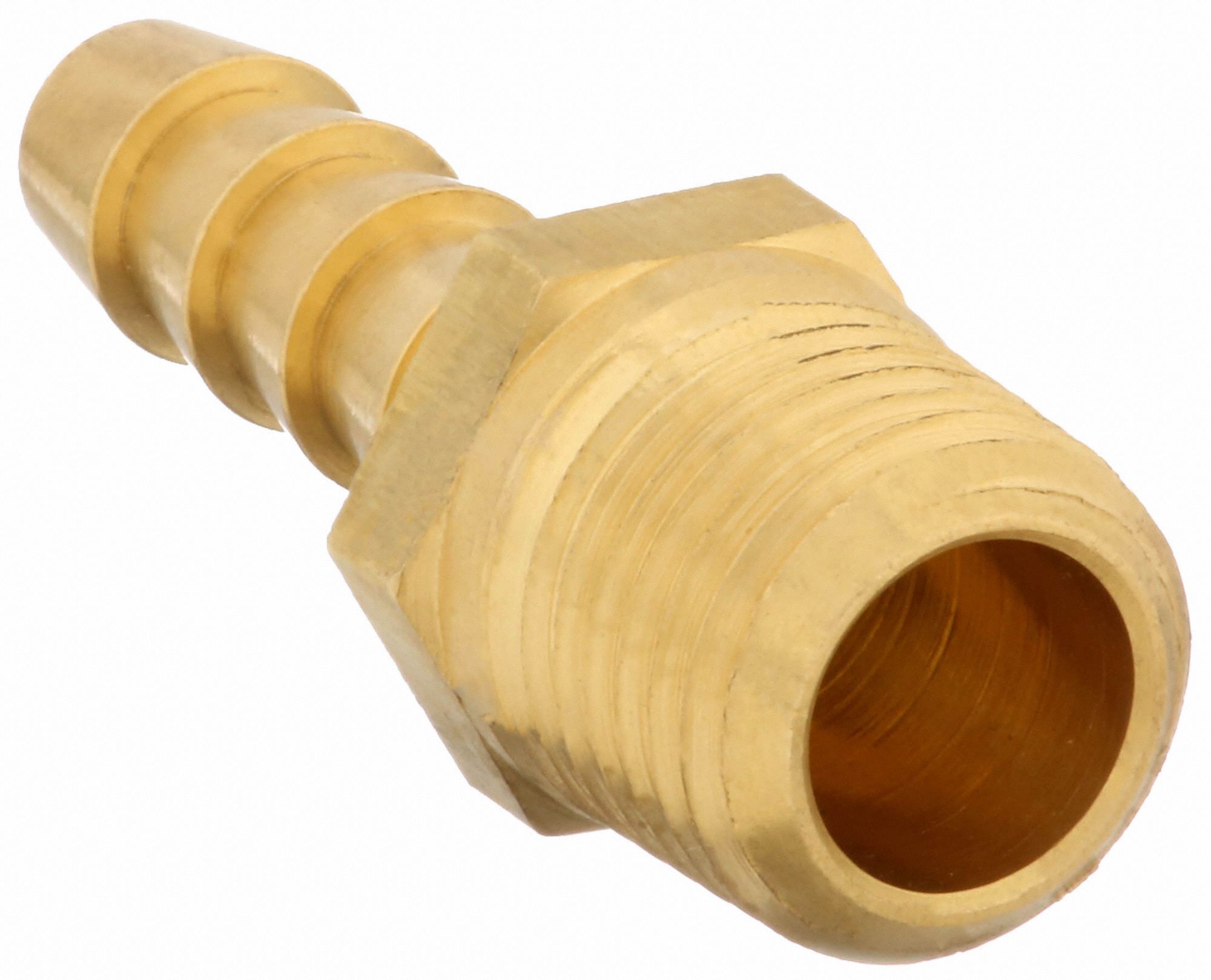 EATON WEATHERHEAD Barbed Hydraulic Hose Fitting, Fitting Material Brass