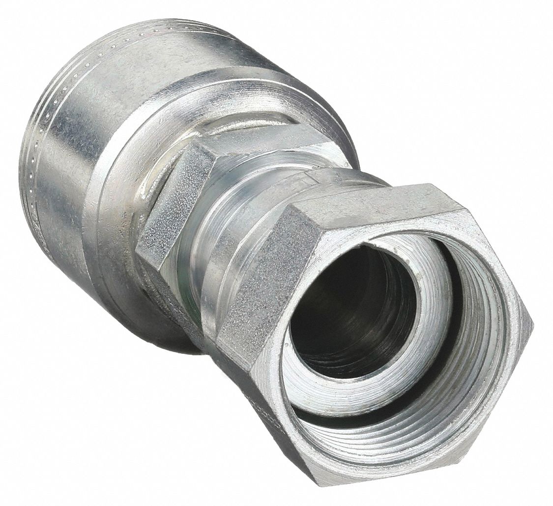WEATHERHEAD, Steel x Steel, Straight, Hydraulic Crimp Fitting 20JV95