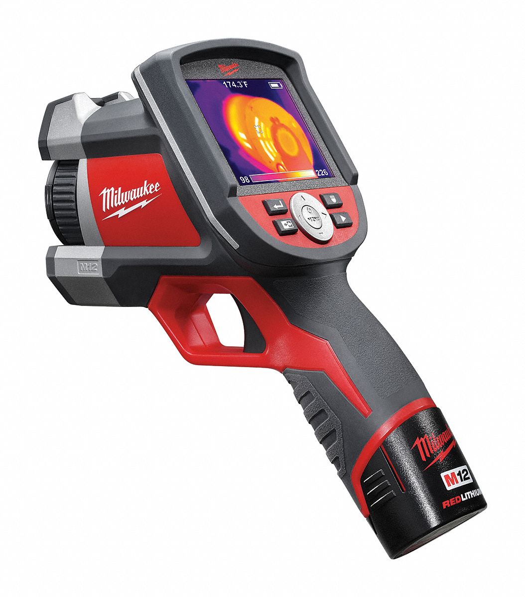 MILWAUKEE Infrared Camera Kt,3.5in Disply,No Alarm 20JX77226021NST