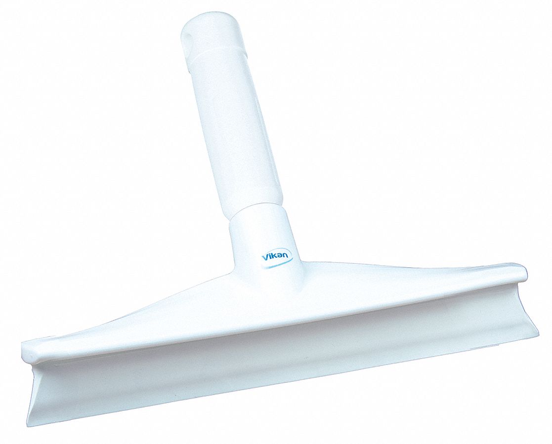 VIKAN 9.4 inW Straight Rubber Floor Squeegee With Handle, White