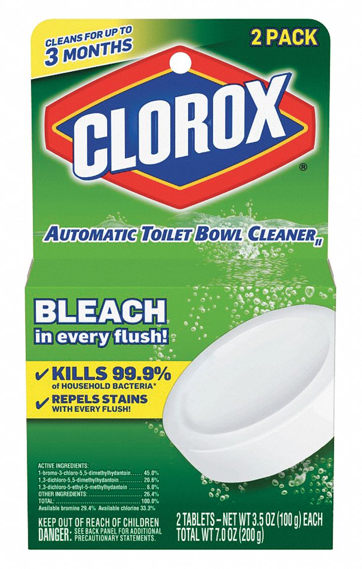 CLOROX Toilet Bowl Cleaner, 2 ct Container Size, Box Container Type