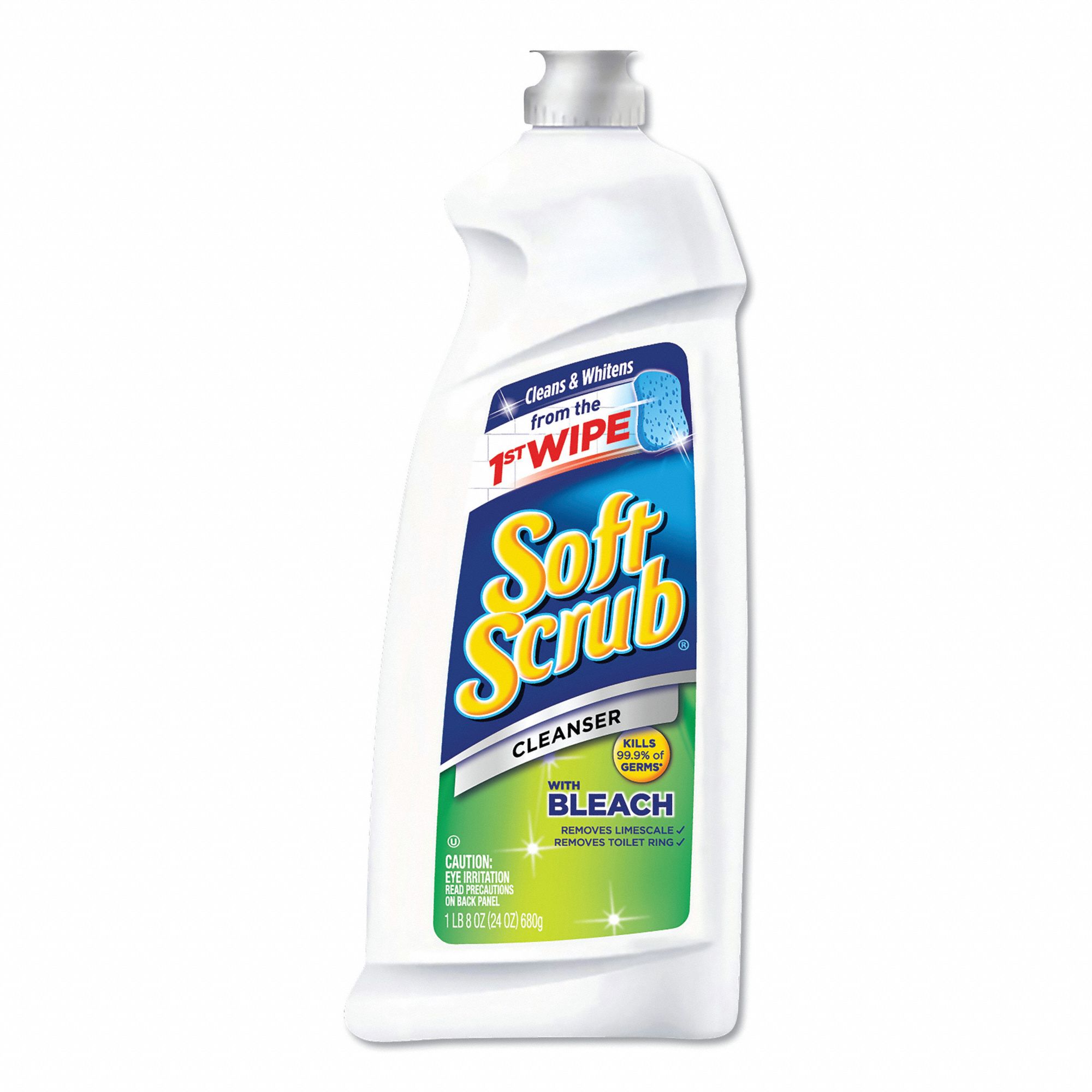 SOFT SCRUB All Purpose Cleaner, 24 oz, Bottle, Liquid, Primary Chemical