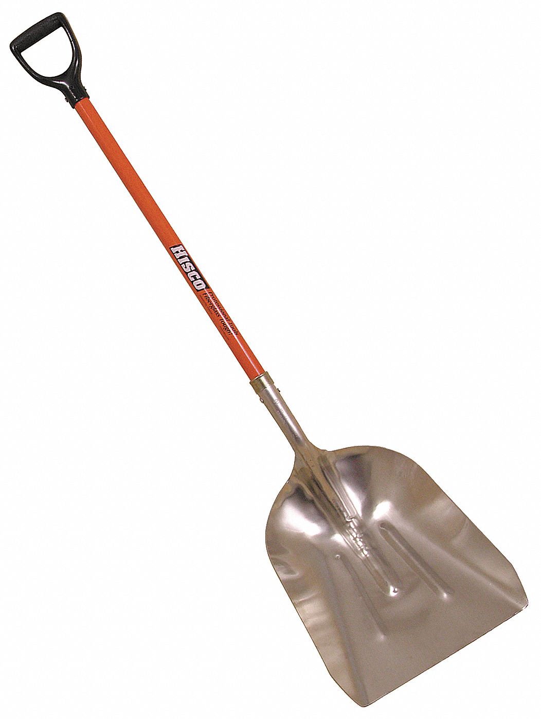 Scoop Shovel, Handle Length 38", Blade Material Aluminum, Blade Width