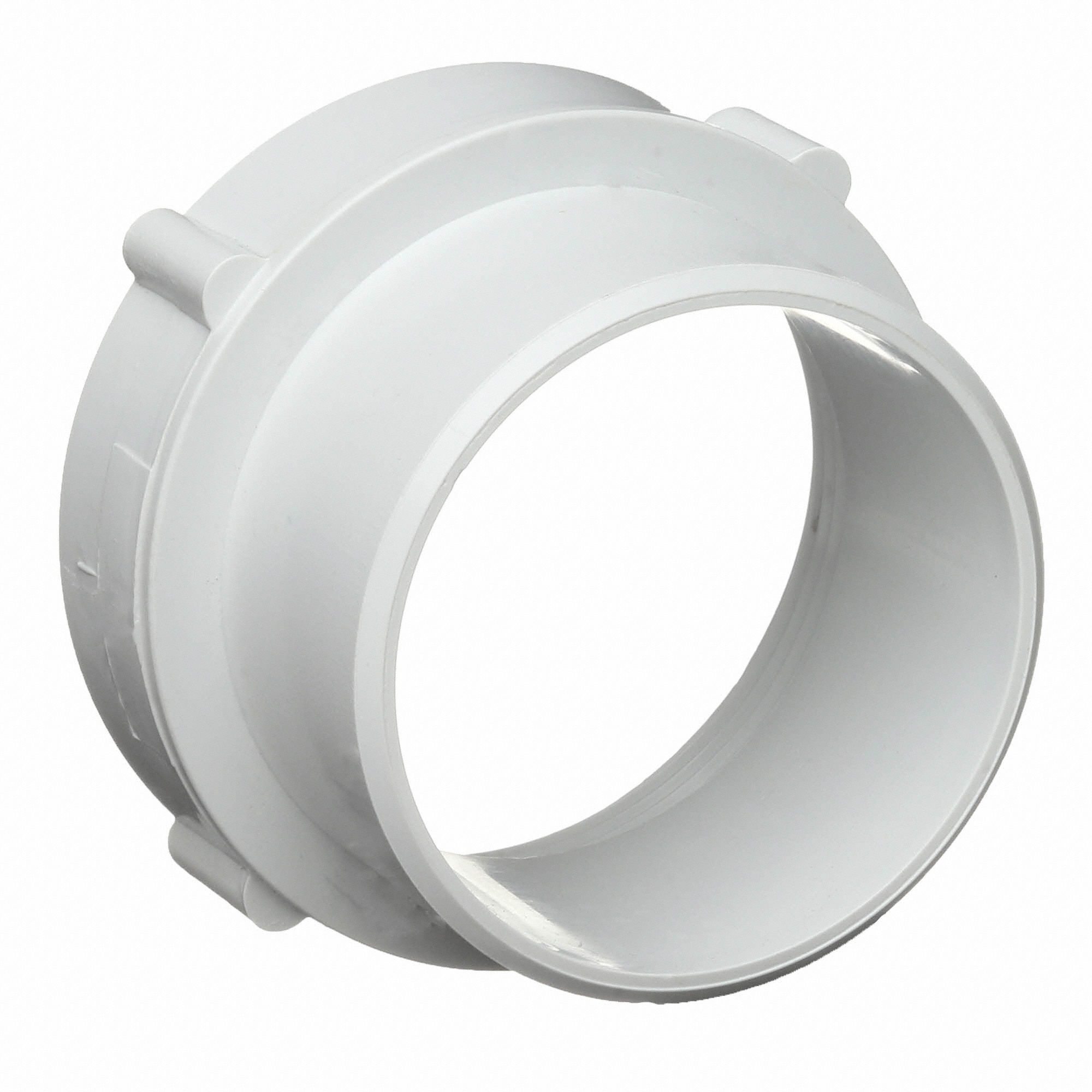GRAINGER APPROVED PVC Fitting Cleanout Body, Spigot x FIP, 3 in Pipe