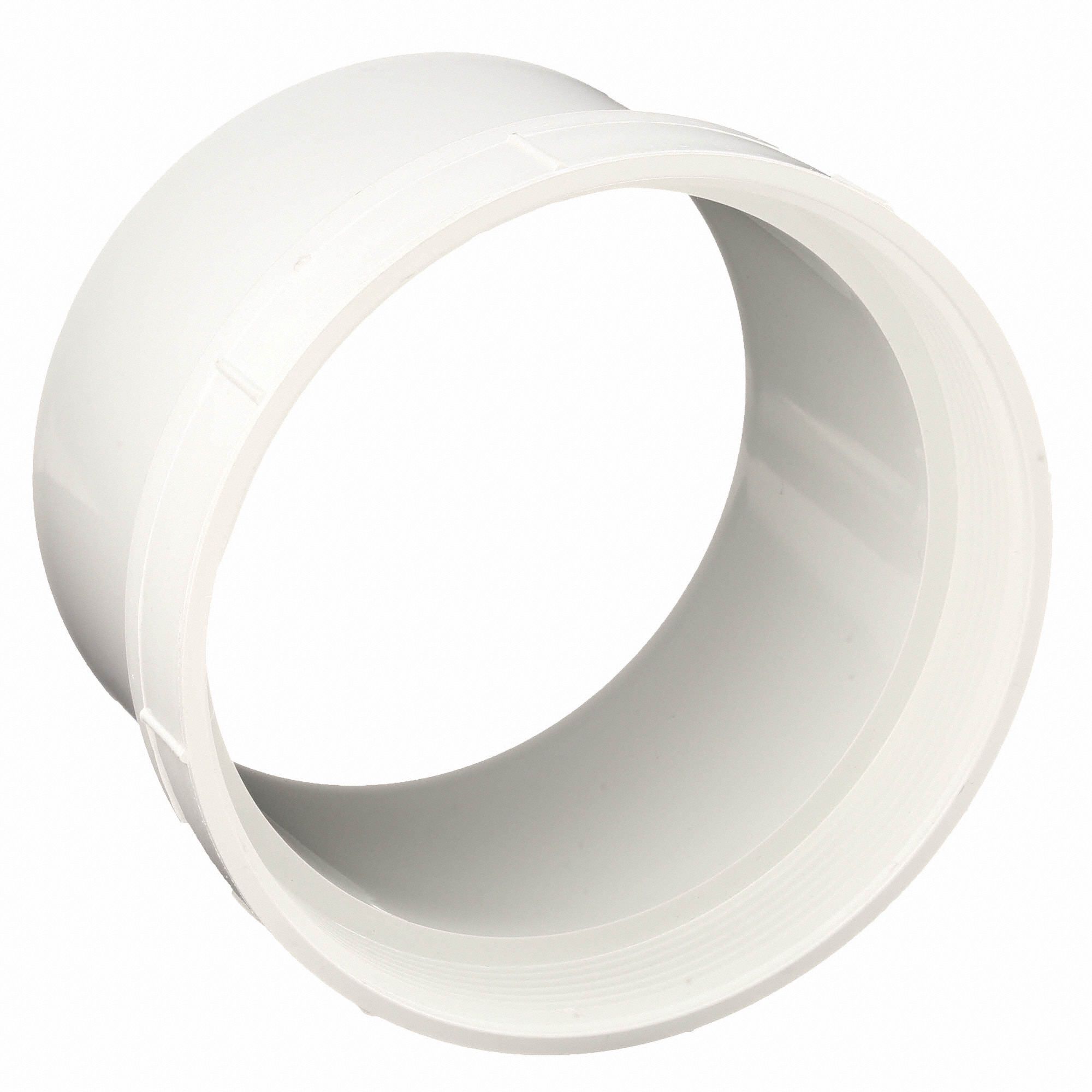 GRAINGER APPROVED PVC Cleanout Body, Spigot x FIP, 6 in Pipe Size