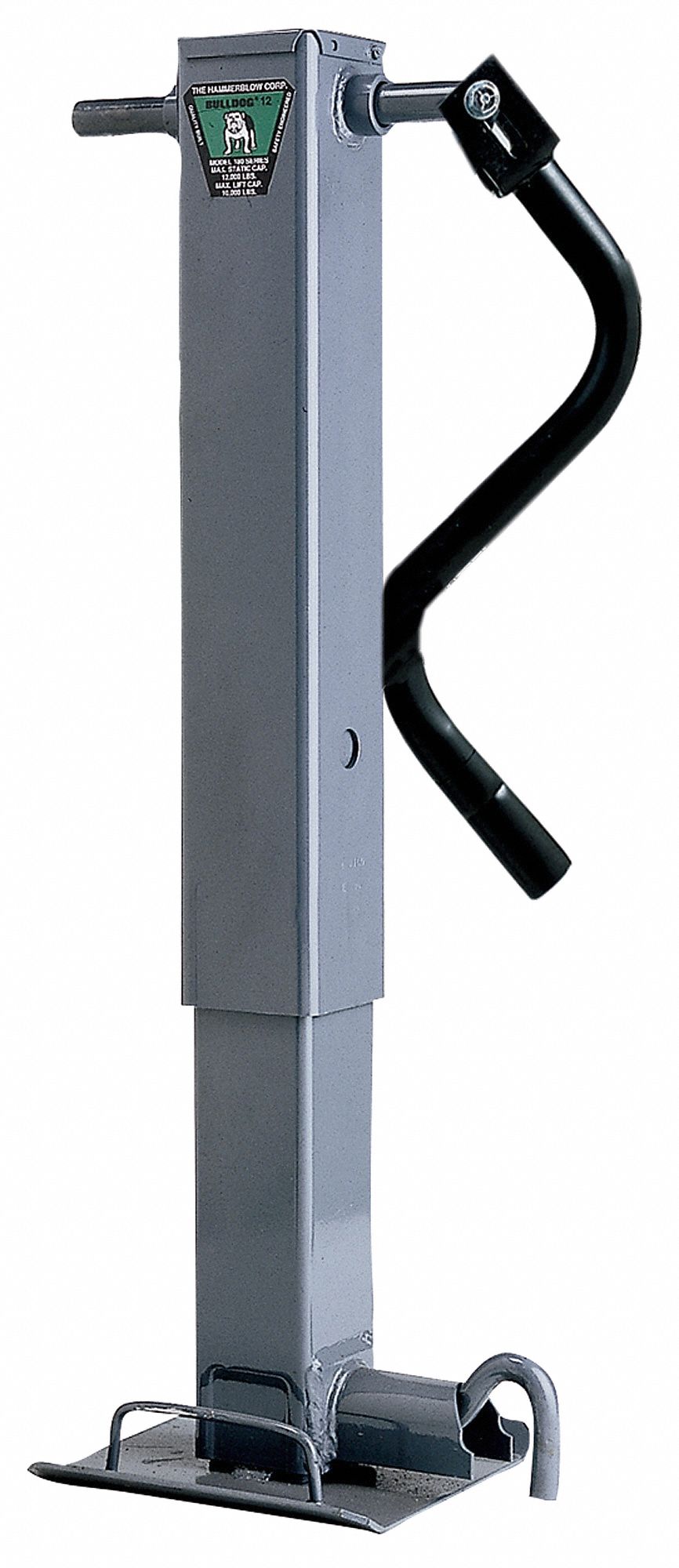 REESE Trailer Jack Square, 12,000 lb Load Capacity, 12 3/5 in Lift