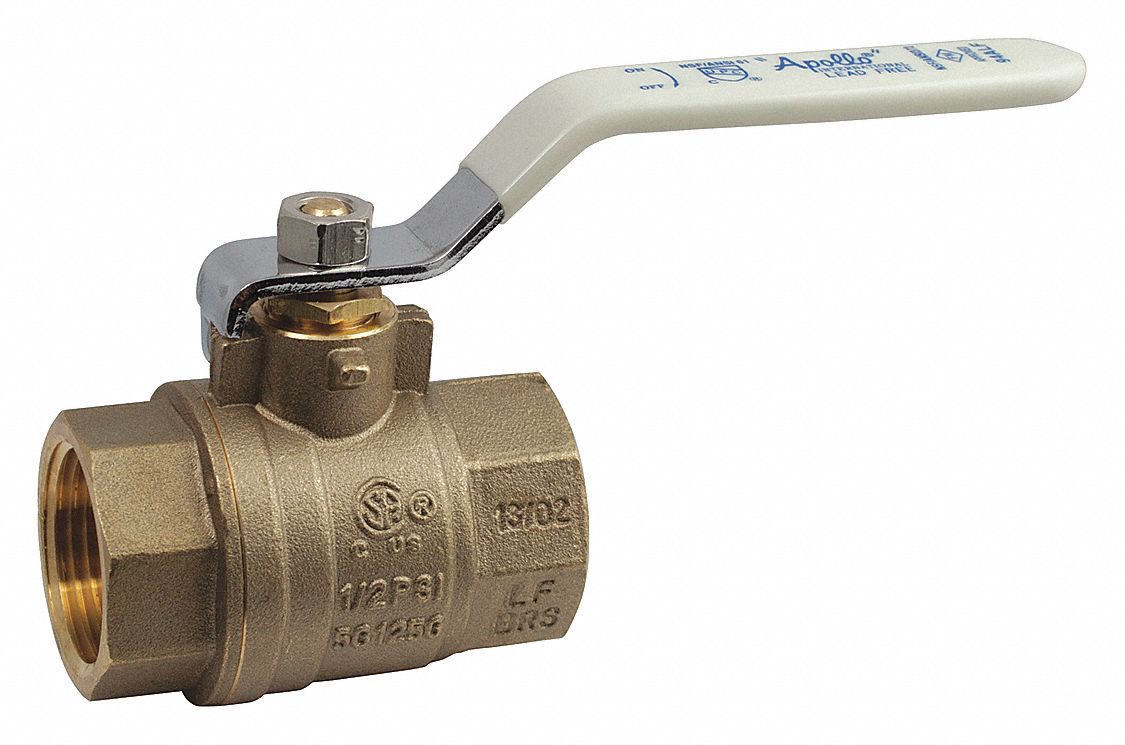 APOLLO, 1 in Pipe Size, 1 in Tube Size, Ball Valve 20RE1094ALF10501A Grainger