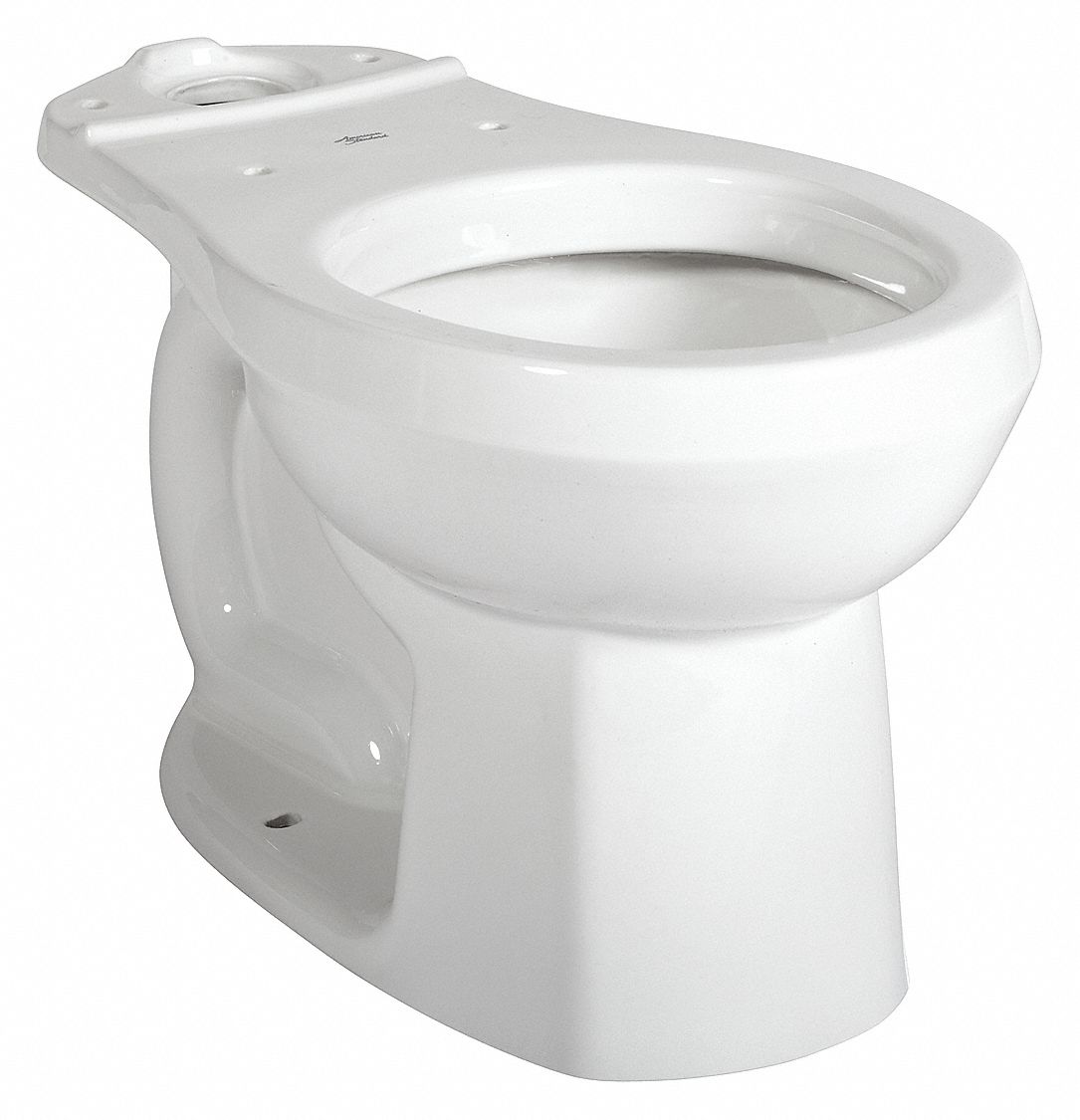 AMERICAN STANDARD Round, Floor, Gravity Fed, Toilet Bowl, 1.28 to 1.6