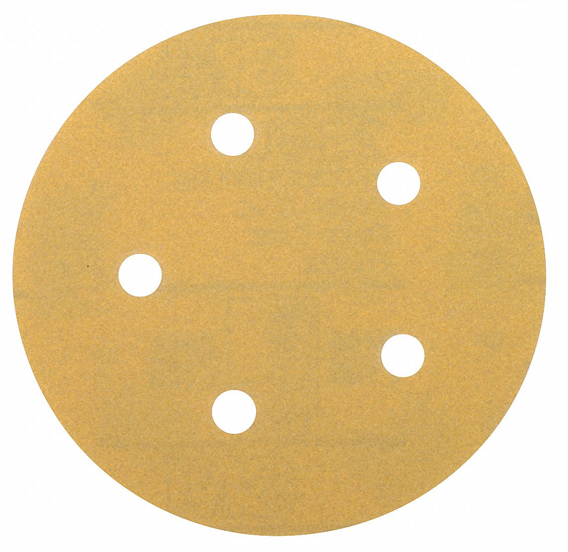 HookandLoop Sanding Disc, Coated, 5 Hole, 5 in Disc Diameter, 80