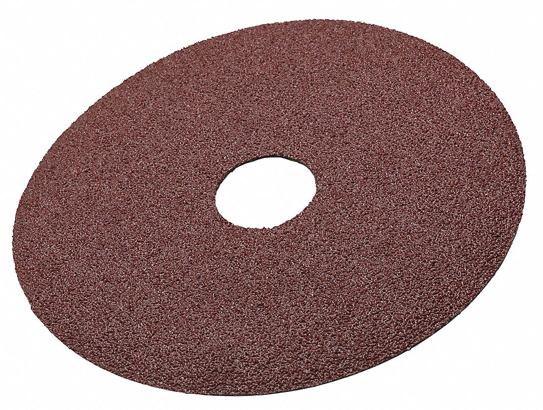 3M Fiber Disc 4 in Disc Dia, 50 Abrasive Grit, Coarse, Fiber, 381C