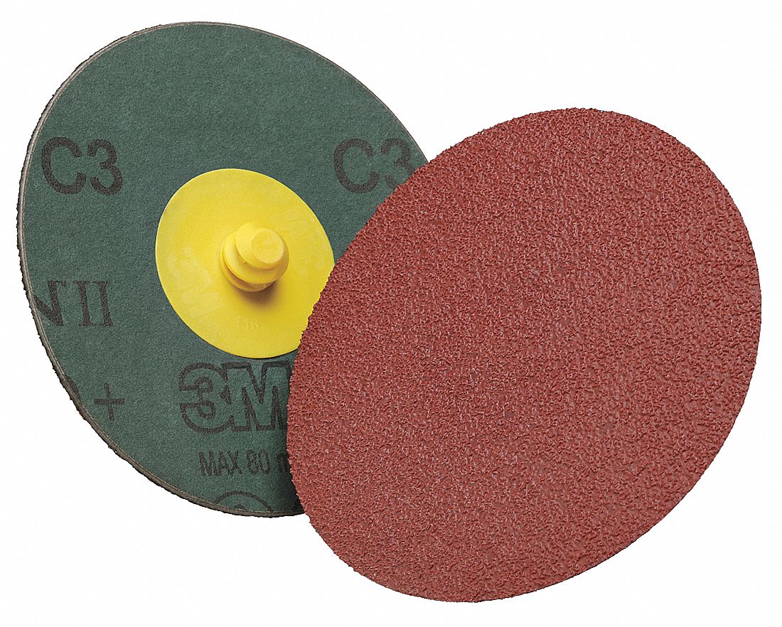 3M CUBITRON II, TR, 2 in Dia, QuickChange Sanding Disc 20RV17
