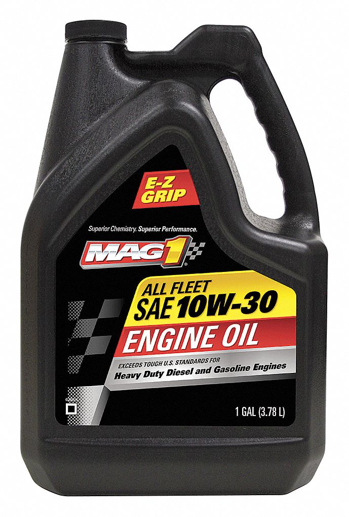 MAG 1 Conventional Diesel Engine Oil, 1 gal Bottle, SAE Grade 10W30, Amber 20RW86MAG62924