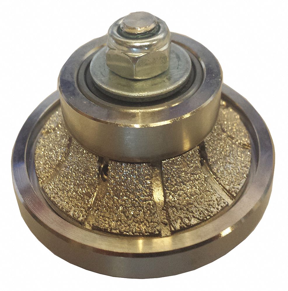 HYDROHANDLE Profile Wheel 40 Grit, Stainless Steel, Angle Grinder