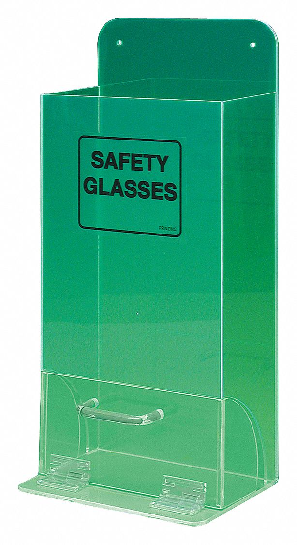BRADY Protective Eyewear Dispenser 18 in H x 8 in W x 4 in D, 20 Pairs