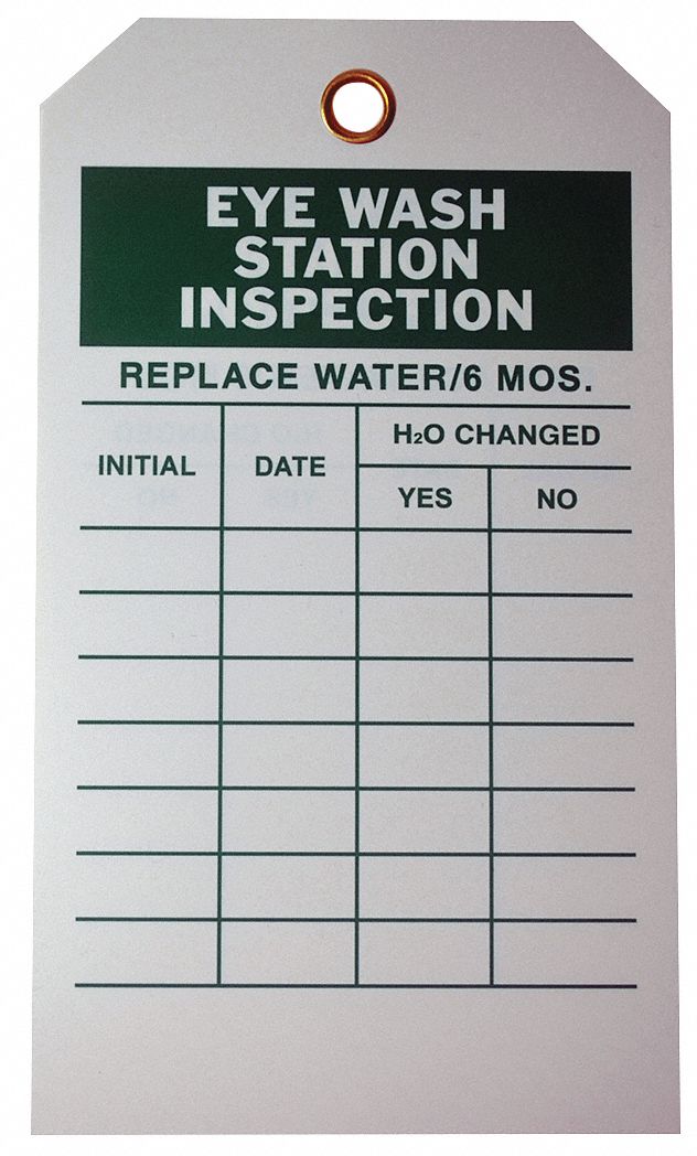 Eyewash, 4 in Wd, Tag 20TH1120TH11 Grainger