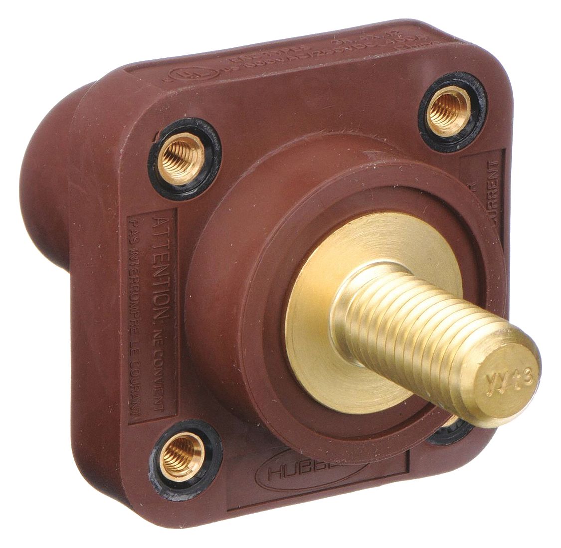 For Male Plugs, 400 A, Receptacle 20TR95HBLFRSCBN Grainger