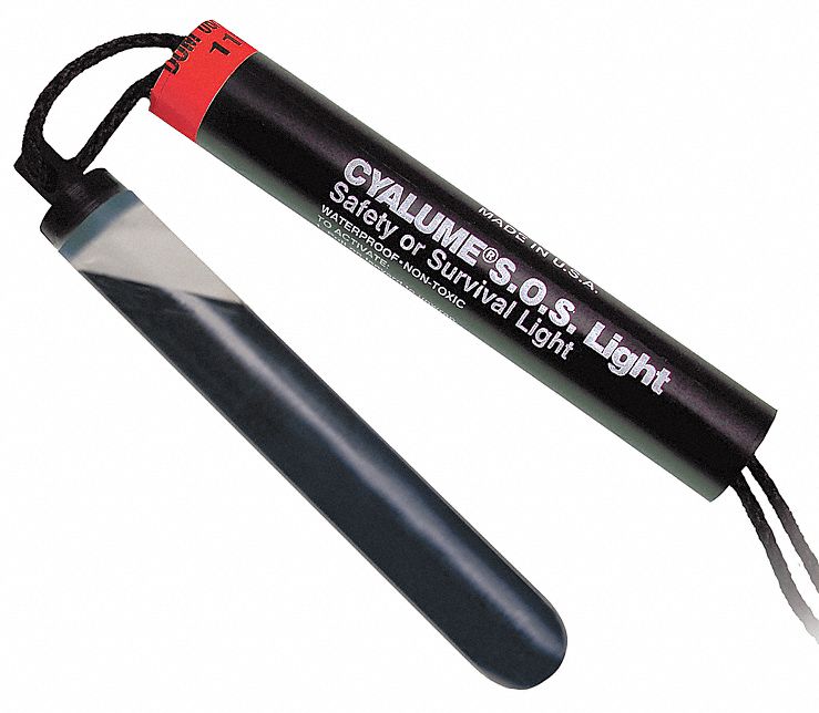 CHEMLIGHT BY CYALUME TECHNOLOGIES, 5 1/4 in Lg, 3 hr Duration