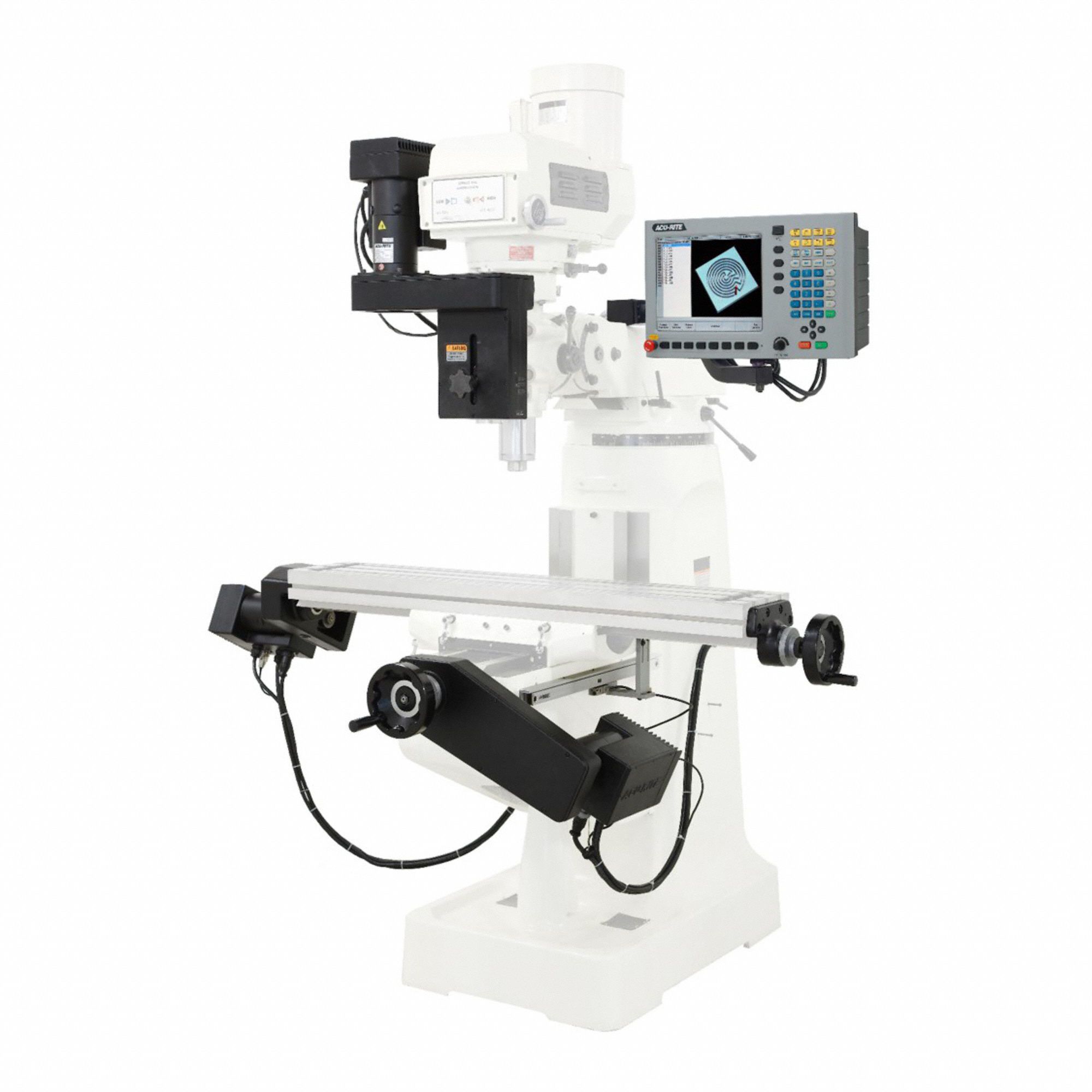 JET ELITE Knee/Column Milling Machine 9 in Table Lg, 49 in Table Wd