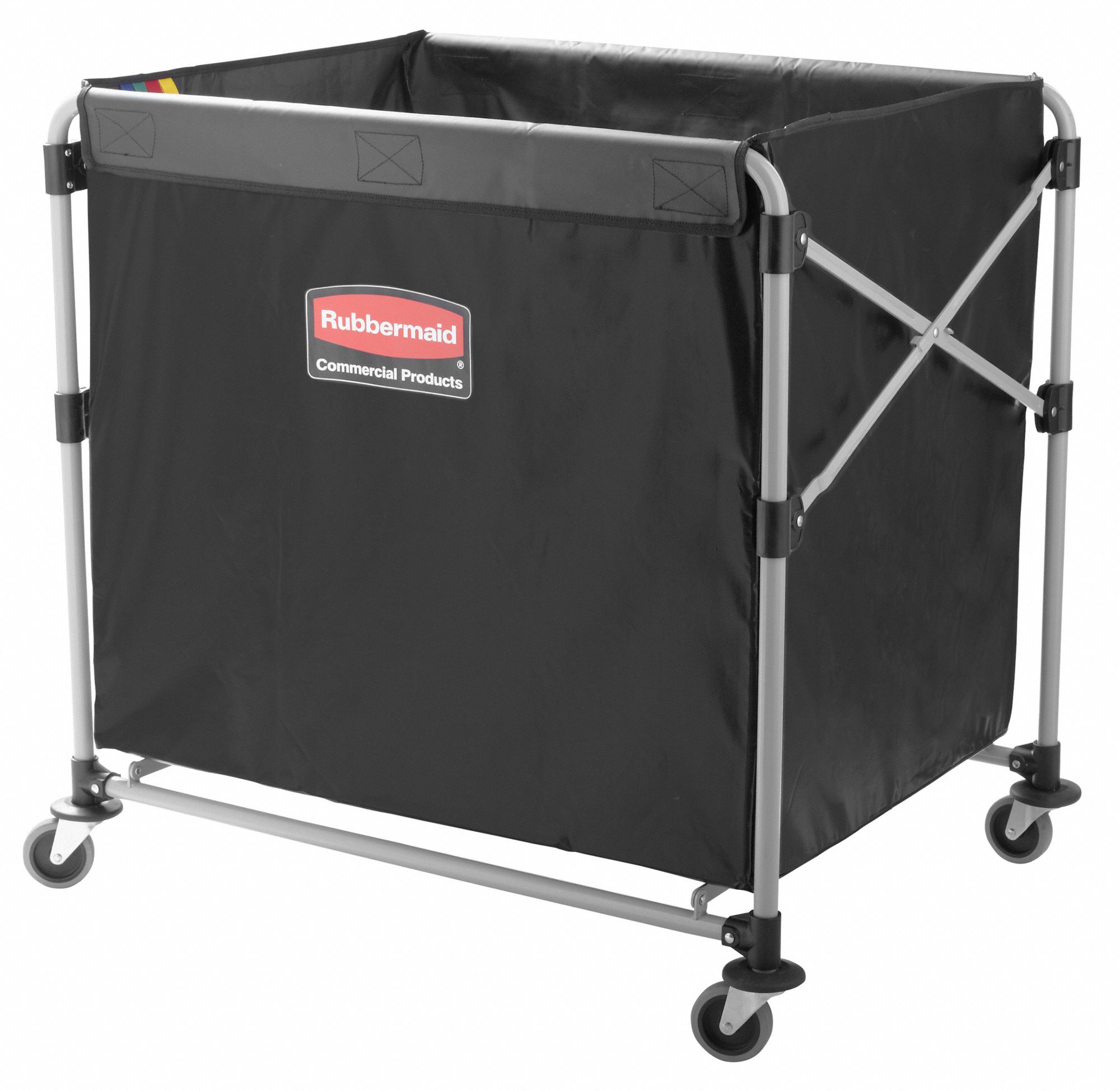 RUBBERMAID COMMERCIAL PRODUCTS Removable Vinyl Liner Basket Truck, 10.0