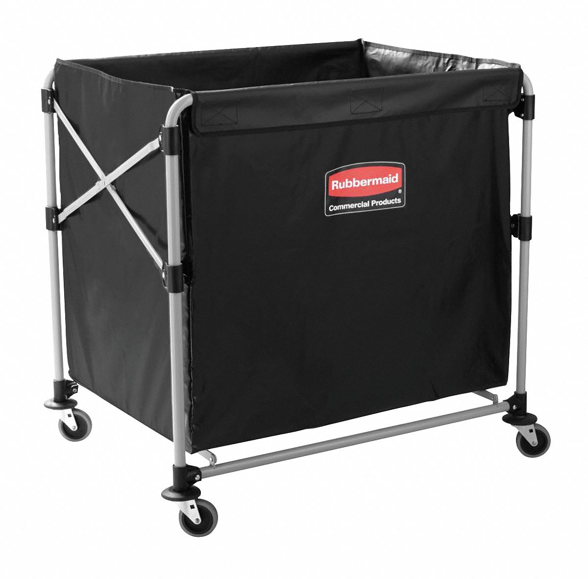 RUBBERMAID COMMERCIAL PRODUCTS Removable Vinyl Liner Basket Truck, 10.0