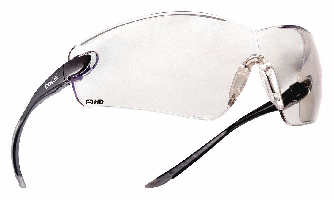 BOLLE SAFETY Safety Glasses, Clear, AntiReflective 20V71740040