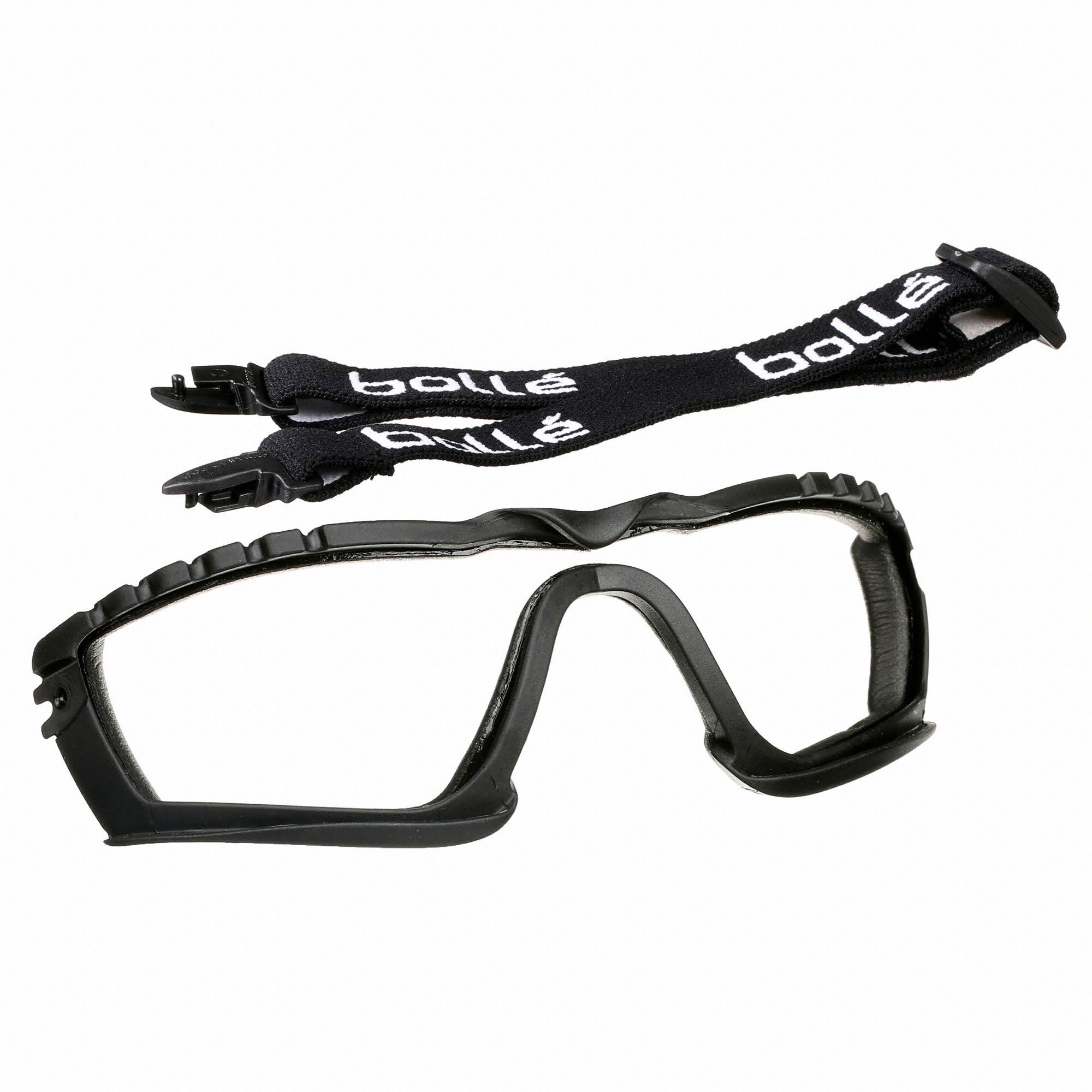 BOLLE SAFETY Dust Goggle Strap and Foam Kit Cobra, Black 20V721