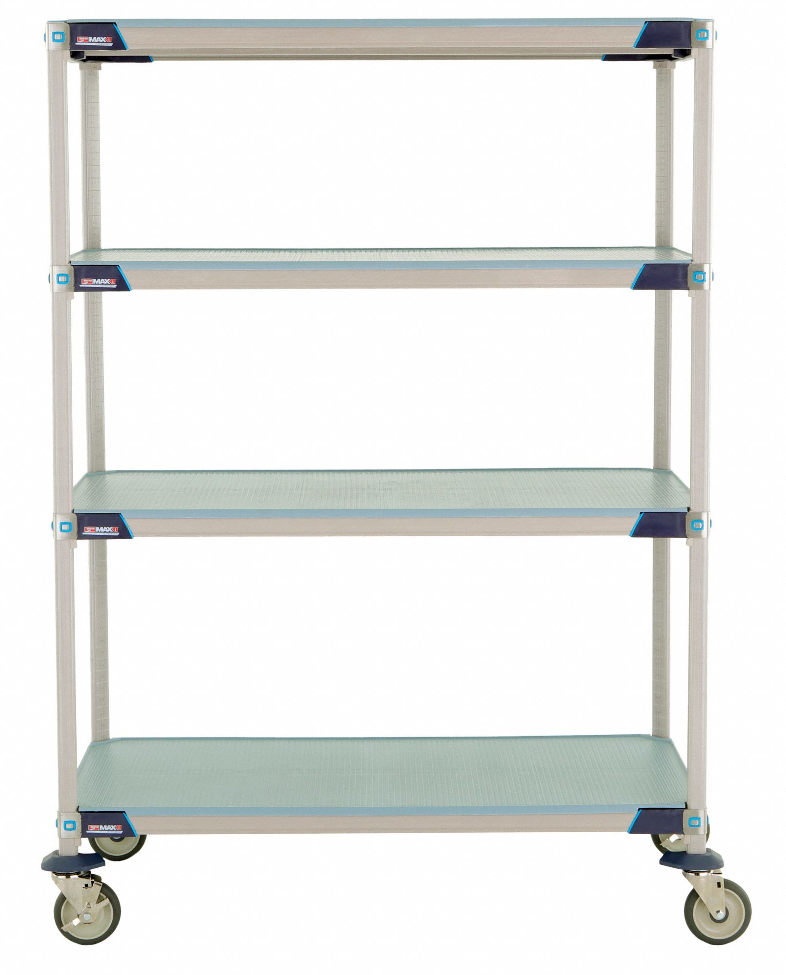 METRO Utility Cart 50 in x 26 in, 67 in Overall Ht, 4 Shelves
