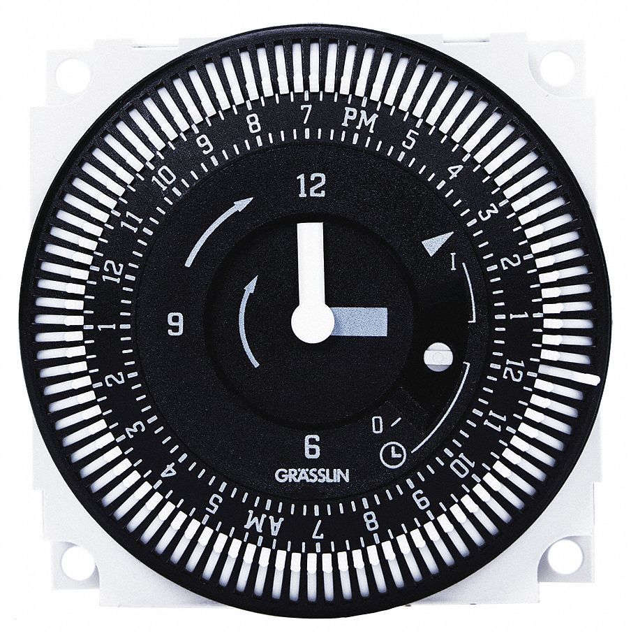 INTERMATIC Electromechanical Timer, 120V AC Voltage, 21 A Amps, Steel