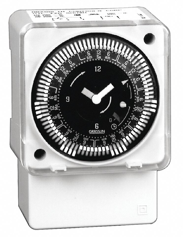 INTERMATIC, 7 day Nominal Max. Time Setting, Plastic, Electromechanical