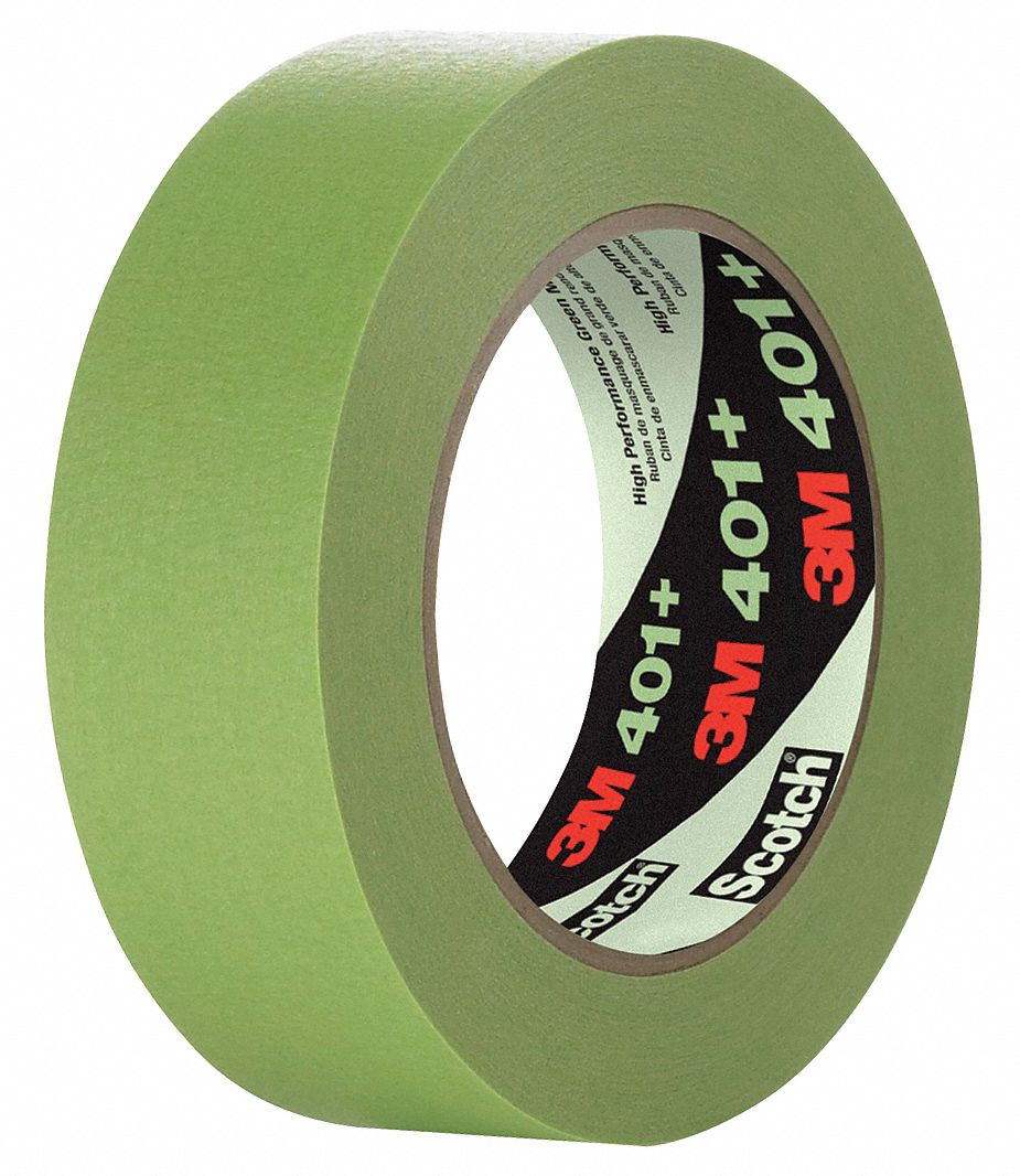 3M Painter's Tape, Tape Brand 3M, Series 401+, Imperial Tape Length 60 yd, Continuous Roll, PK