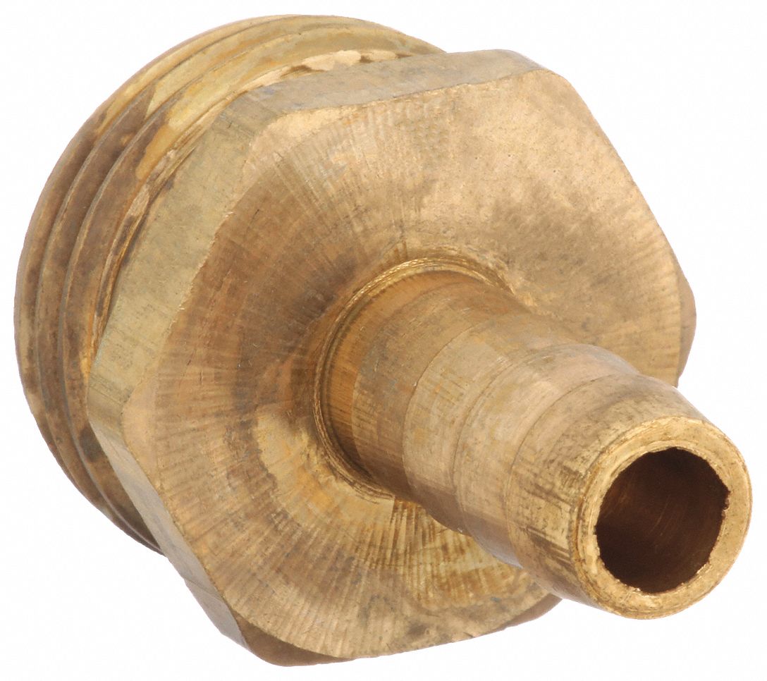 For 3/8 in Hose I.D., GHT x Hose Barb, Barbed Hose Fitting 20XP85
