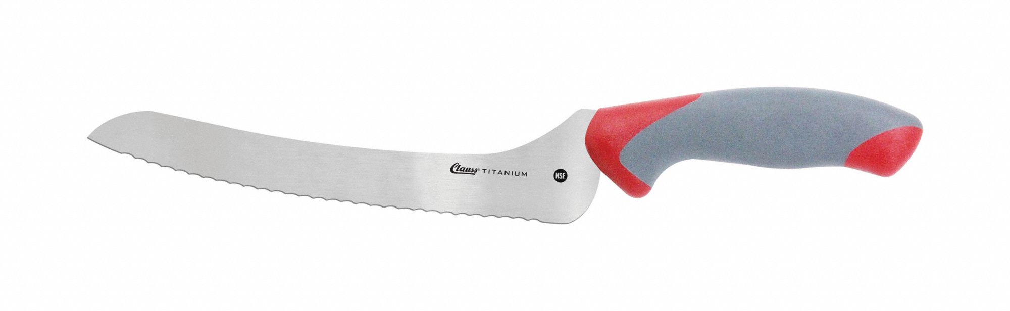 CLAUSS, 9 in Lg, Offset Blade, Offset Serrated Knife 20Y36218748 Grainger